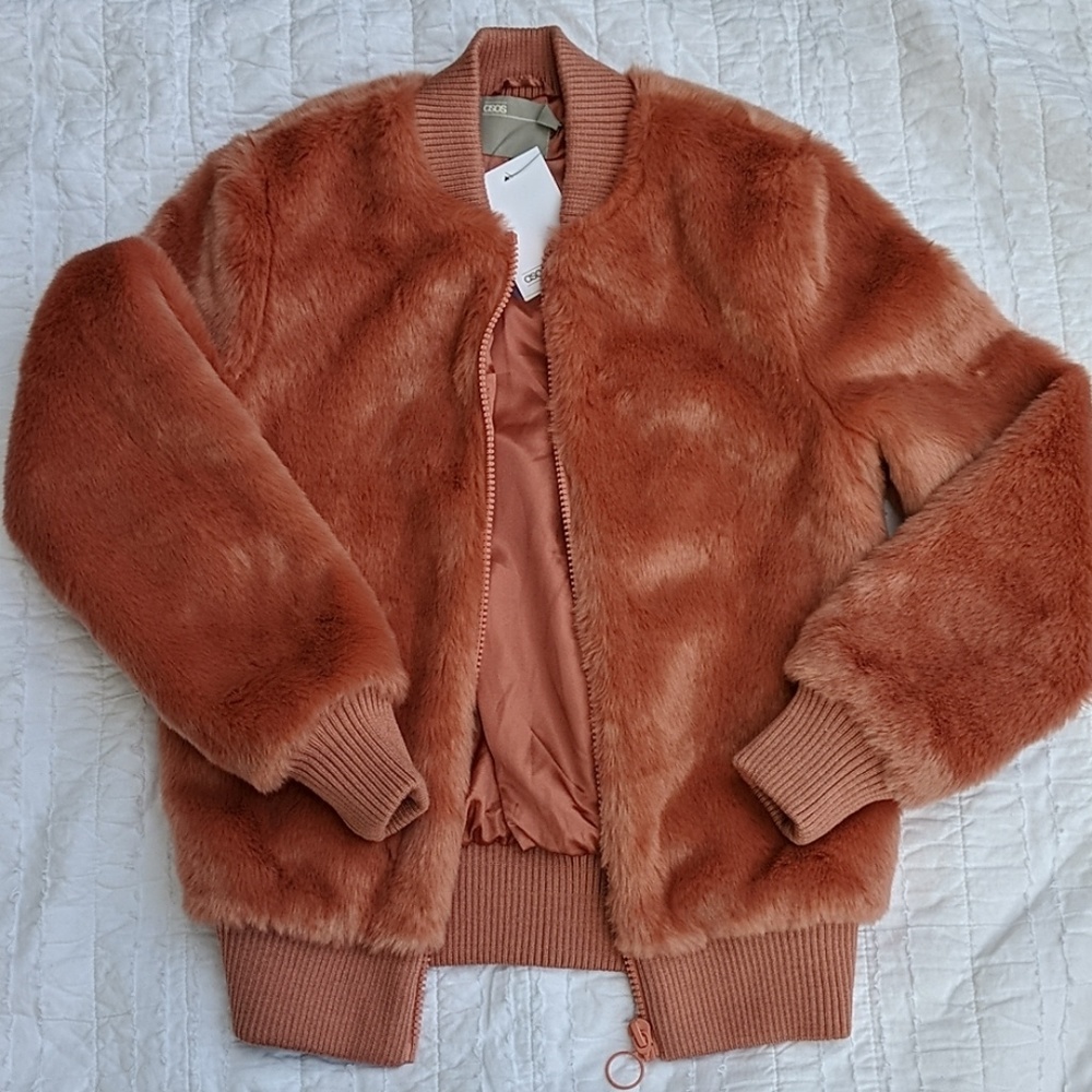 Asos fur coat